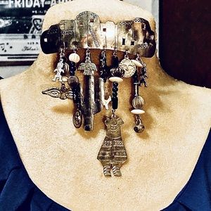 Southwest art brooch pin